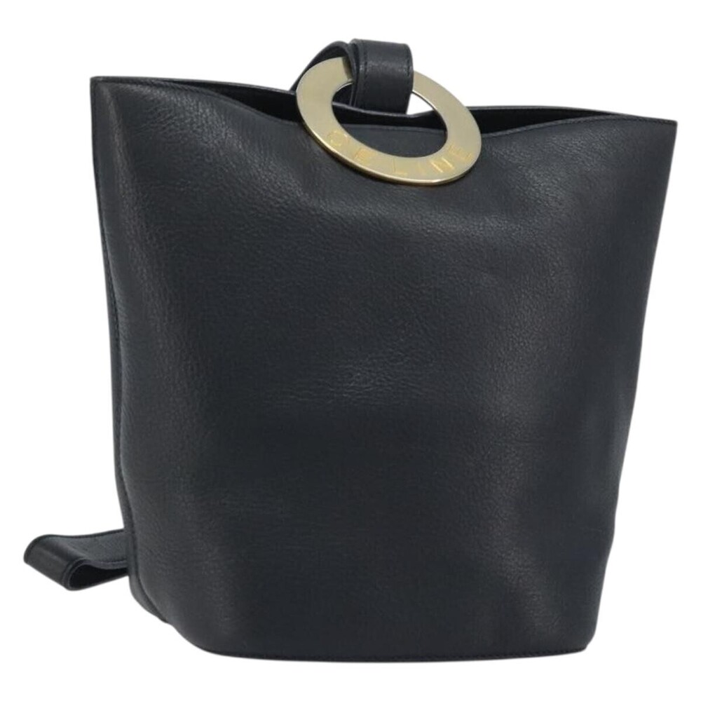 Celine Circle Logo Leather